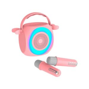 PINK COOL MINI KARAOKE PARTY 6W KARAOKE SPEAKER