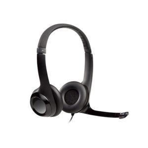 LOGITECH MICRO HEADPHONES H390 BLACK