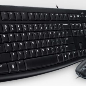 LOGITECH KEYBOARD+MOUSE MK120 BLACK