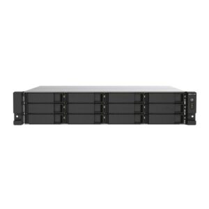 Armazenamento em rede Qnap TS-1273AU-RP-8G Preto AMD Ryzen V1500B