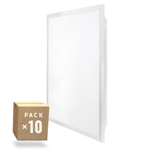 Pack 10 Painel LED 40W 4400Lm 4200ºK 60x60Cm Treliça UGR19 40.000H [HO-PG-600x600-40W-W-PK10]